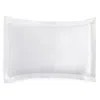 Amalia Home Collection 420tc  Sateen Hemstitch Standard Sham, 2-piece Set In White