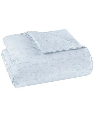 Amalia Home Collection 430 Thread Count Quilted Duvet Cover In Blue