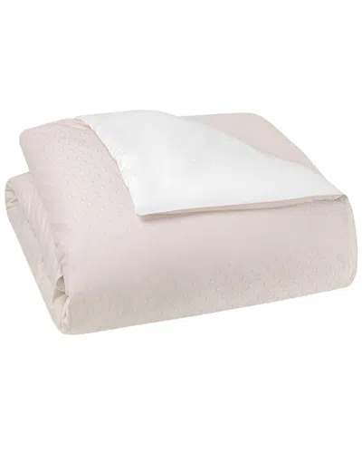Amalia Home Collection 430 Thread Count Quilted Duvet Cover In Pink