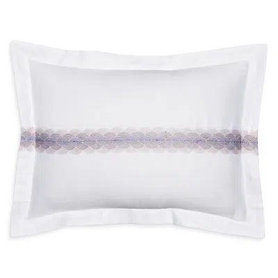 Amalia Home Collection Arcada Boudoir Sham, Exclusive In White/greige