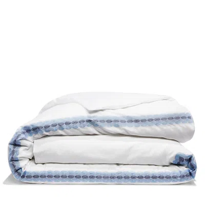 Amalia Home Collection Arcada Duvet Cover, Full/queen - Exclusive In White/blue