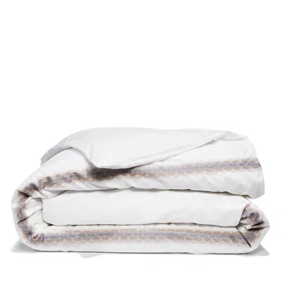 Amalia Home Collection Arcada Duvet Cover, Full/queen - Exclusive In White/greige