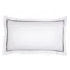 Amalia Home Collection Arcada King Shams, Pair - Exclusive In White/greige
