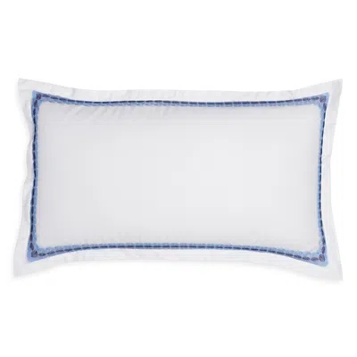 Amalia Home Collection Arcada Standard Shams, Pair - Exclusive In White/blue