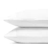 Amalia Home Collection Cotton & Silk King Pillowcase, Pair - Exclusive In White