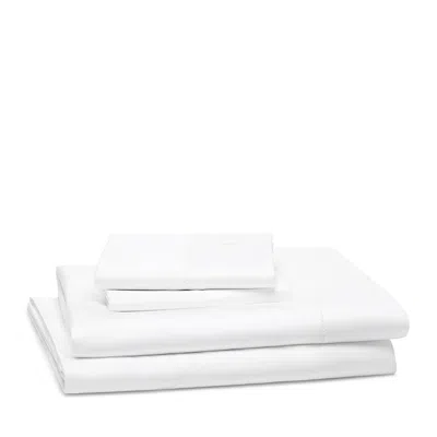 Amalia Home Collection Cotton & Silk Sheet Set, King - Exclusive In White