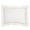 Amalia Home Collection Dalila Sateen Boudoir Sham - Exclusive In Cream/gold