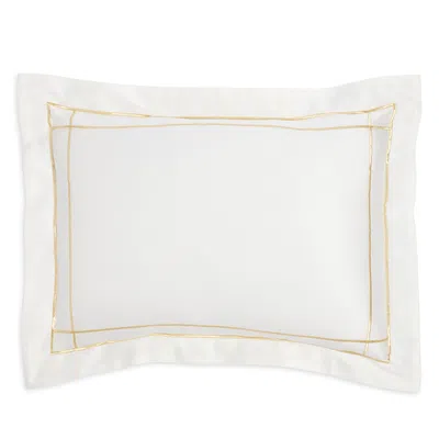 Amalia Home Collection Dalila Sateen Boudoir Sham - Exclusive In Cream/gold