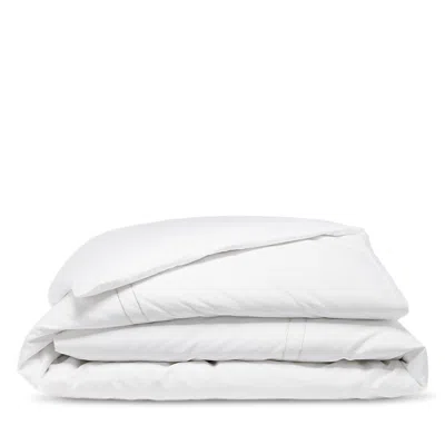 Amalia Home Collection Dalila Sateen Duvet Cover, Queen - Exclusive In White/silver