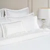 Amalia Home Collection Dalila Sateen Fitted Sheet, Queen - Exclusive In White