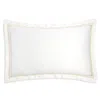 Amalia Home Collection Dalila Sateen Standard Sham Set - Exclusive In Cream/gold