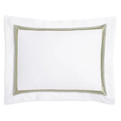 Amalia Home Collection Douro Boudoir Sham In White/green Forest