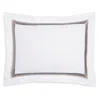 Amalia Home Collection Douro Boudoir Sham In White/greige