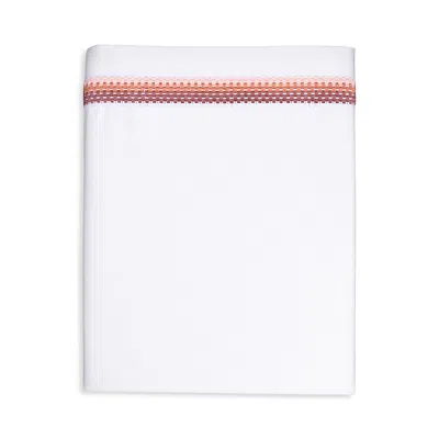 Amalia Home Collection Douro Egyptian Cotton Flat Sheet, King In White