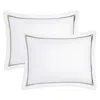 Amalia Home Collection Douro Egyptian Cotton King Sham, Set Of 2