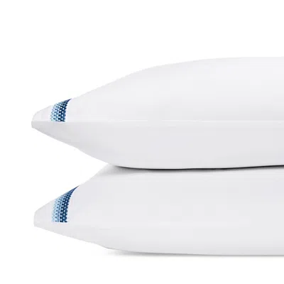 Amalia Home Collection Douro Egyptian Cotton Standard Pillowcase, Set Of 2 In Blue