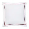 Amalia Home Collection Douro Euro Sham In White
