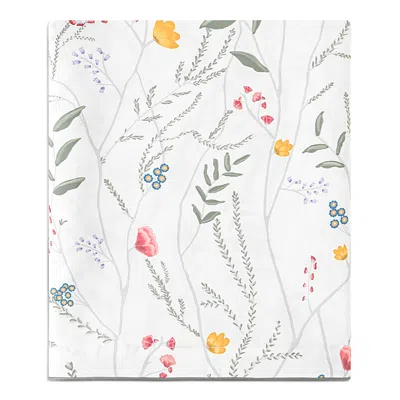 Amalia Home Collection Infantas Flat Sheet, Queen In White