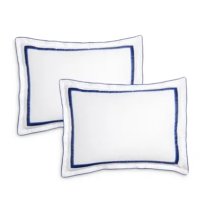 Amalia Home Collection Lagos Gradient Egyptian Cotton Sateen Standard Sham, Pair - Exclusive In Blue