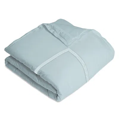 Amalia Home Collection Luiz Embroidered Sateen Duvet Cover, Queen In Blue