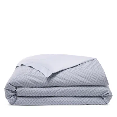 Amalia Home Collection Luso Silk Blend Duvet Cover, Queen In White