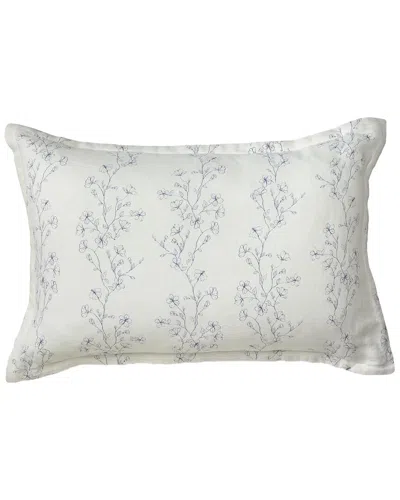 Amalia Home Collection Sham Pair In White