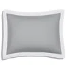 Amalia Home Collection Stonewashed Linen Boudoir Sham - Exclusive In Dusty Blue