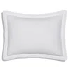 Amalia Home Collection Stonewashed Linen Boudoir Sham - Exclusive In White/white