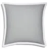 Amalia Home Collection Stonewashed Linen Euro Sham - Exclusive In Dusty Blue