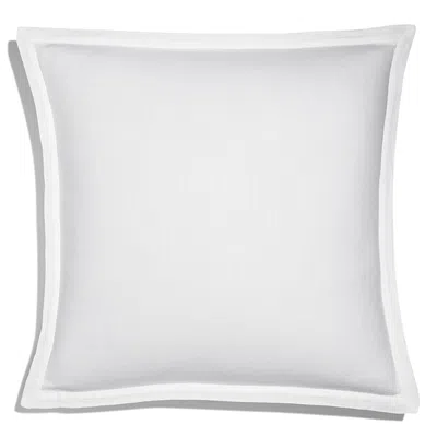 Amalia Home Collection Stonewashed Linen Euro Sham - Exclusive In White/white