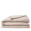 Amalia Home Collection Stonewashed Linen King Duvet Cover - Exclusive In Natural/pink