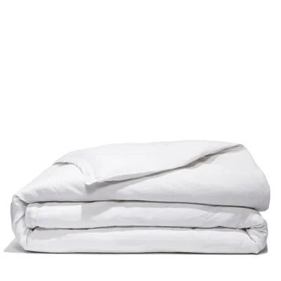 Amalia Home Collection Stonewashed Linen King Duvet Cover - Exclusive In White/white