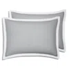 Amalia Home Collection Stonewashed Linen King Sham, Pair - Exclusive In Dusty Blue