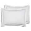 Amalia Home Collection Stonewashed Linen King Sham, Pair - Exclusive In White/white