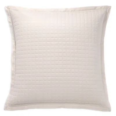 Amalia Home Collection Vita Quilted Sateen Euro Sham In Neutral