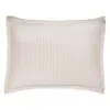 Amalia Home Collection Vita Quilted Sateen Standard Sham In Neutral