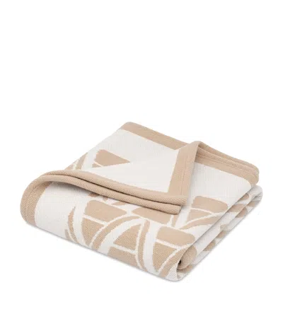 Amalia Merino Wool Ama Throw In Neutral