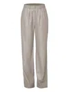 Amalin Blair Pleated Trousers In Gray