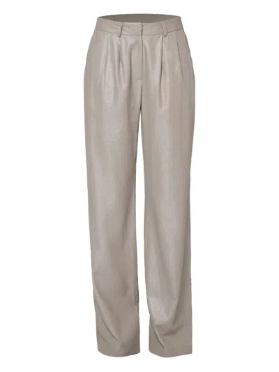 Amalin Blair Pleated Trousers In Gray