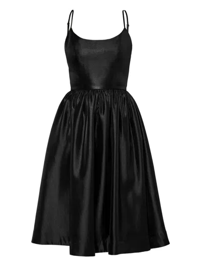 Amalin Destiny Spaghetti Strap Dress In Black
