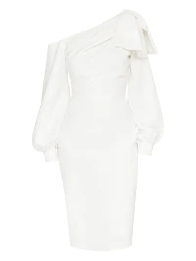 Amalin Emma Midi Dress In White