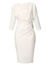 Amalin Hailey Crystal-embellished Dress In White