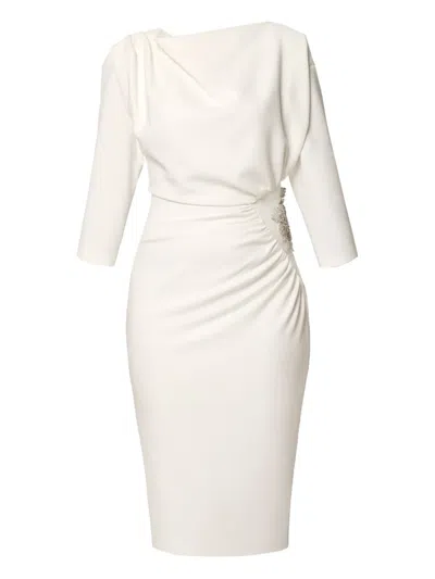 Amalin Hailey Crystal-embellished Dress In White