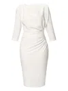 Amalin Hannah Dress In White