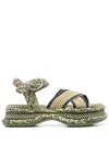 Amambaih 40mm Ada Sandals In Green