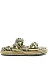 Amambaih Daniela Sandals In Yellow