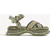Amambaih Ada Platform Sandals In Multi