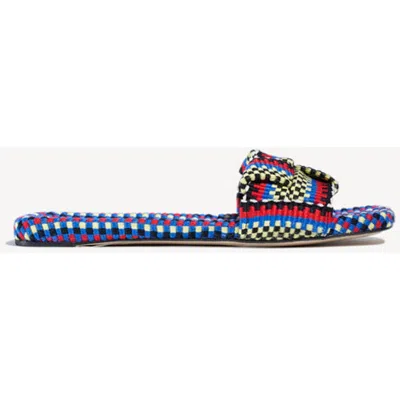 Amambaih Martina Flat Mules In Multi