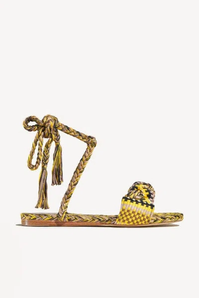 Amambaih Paula Sandals In Yellow