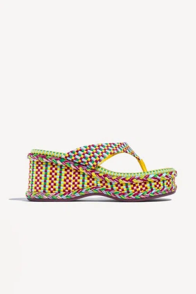 Amambaih Ramona Wedge Sandals In Multi